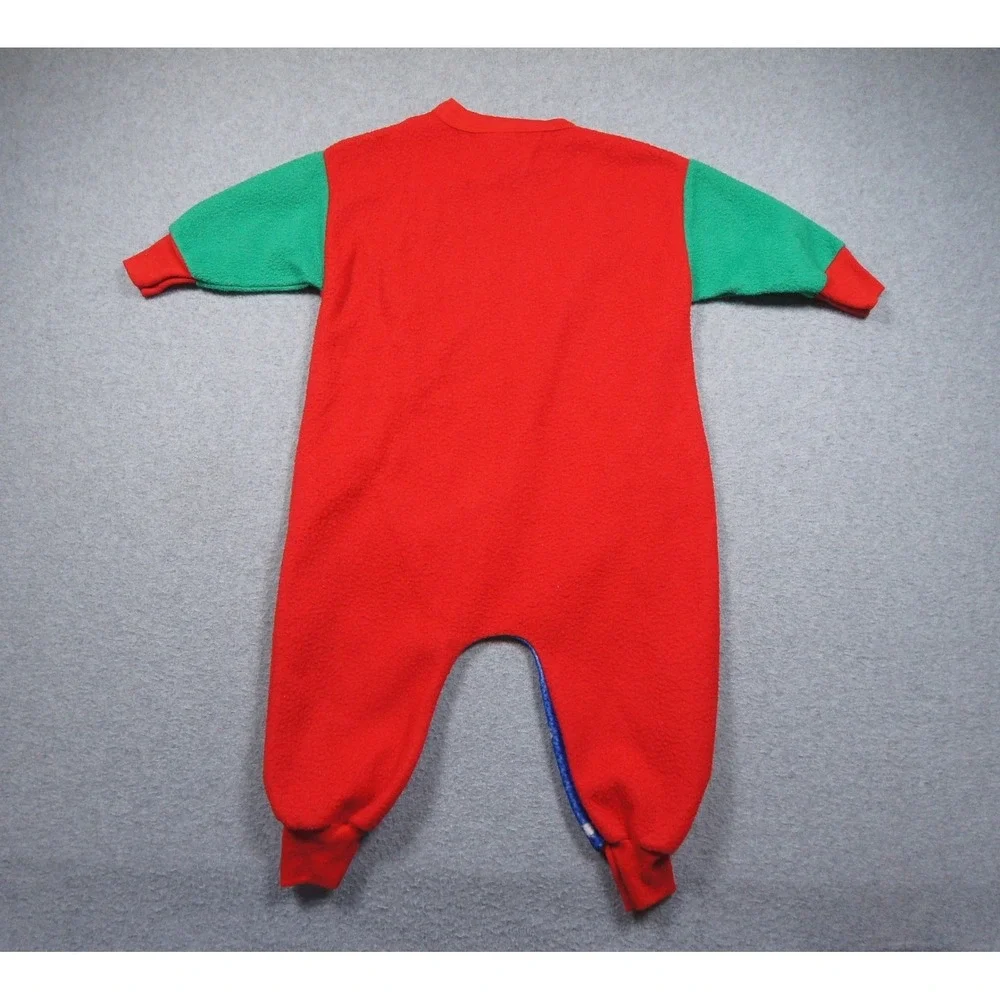Vintage Disney Pooh Winnie the Pooh Piglet Fleece Sleeper Baby Toddler Size 2